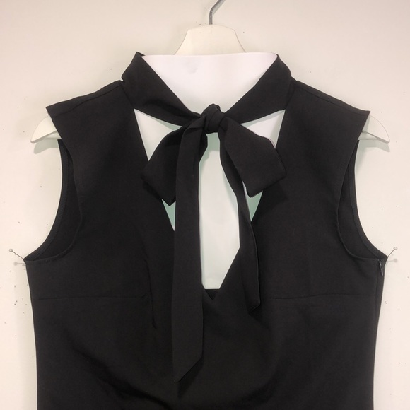 Great black NOMMO dress V neck with tie options - Picture 1 of 7